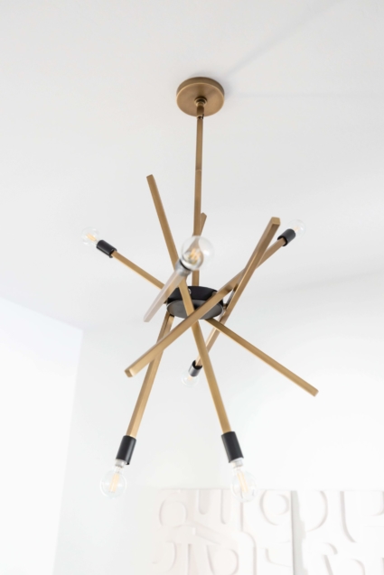 Contemporary interior design chandelier scottsdale