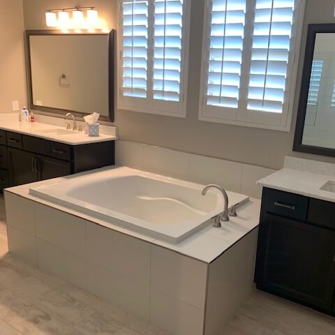 before and after bathroom interior design cave creek arizona
